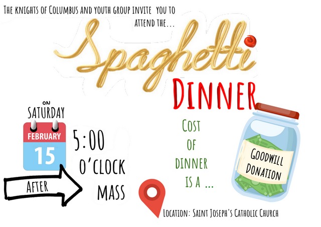 Spaghetti dinner flyer